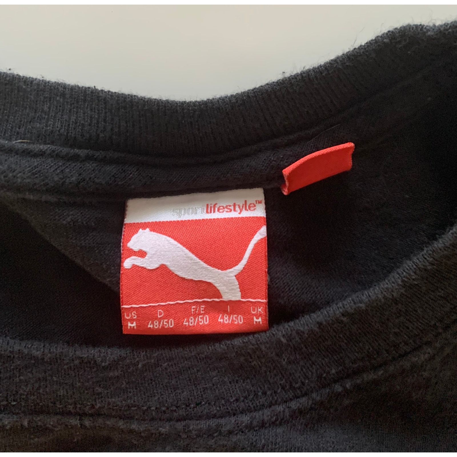 Puma Puma Logo Black T-Shirt Size US M / EU 48-50 / 2 - 5 Thumbnail