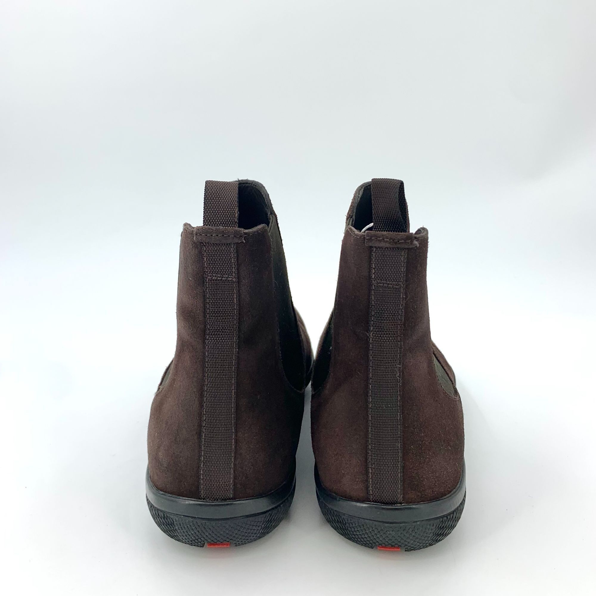 Prada Prada Burgundy Suede Ankle Boots (Size 39) Size US 9 / IT 39 - 9 Thumbnail