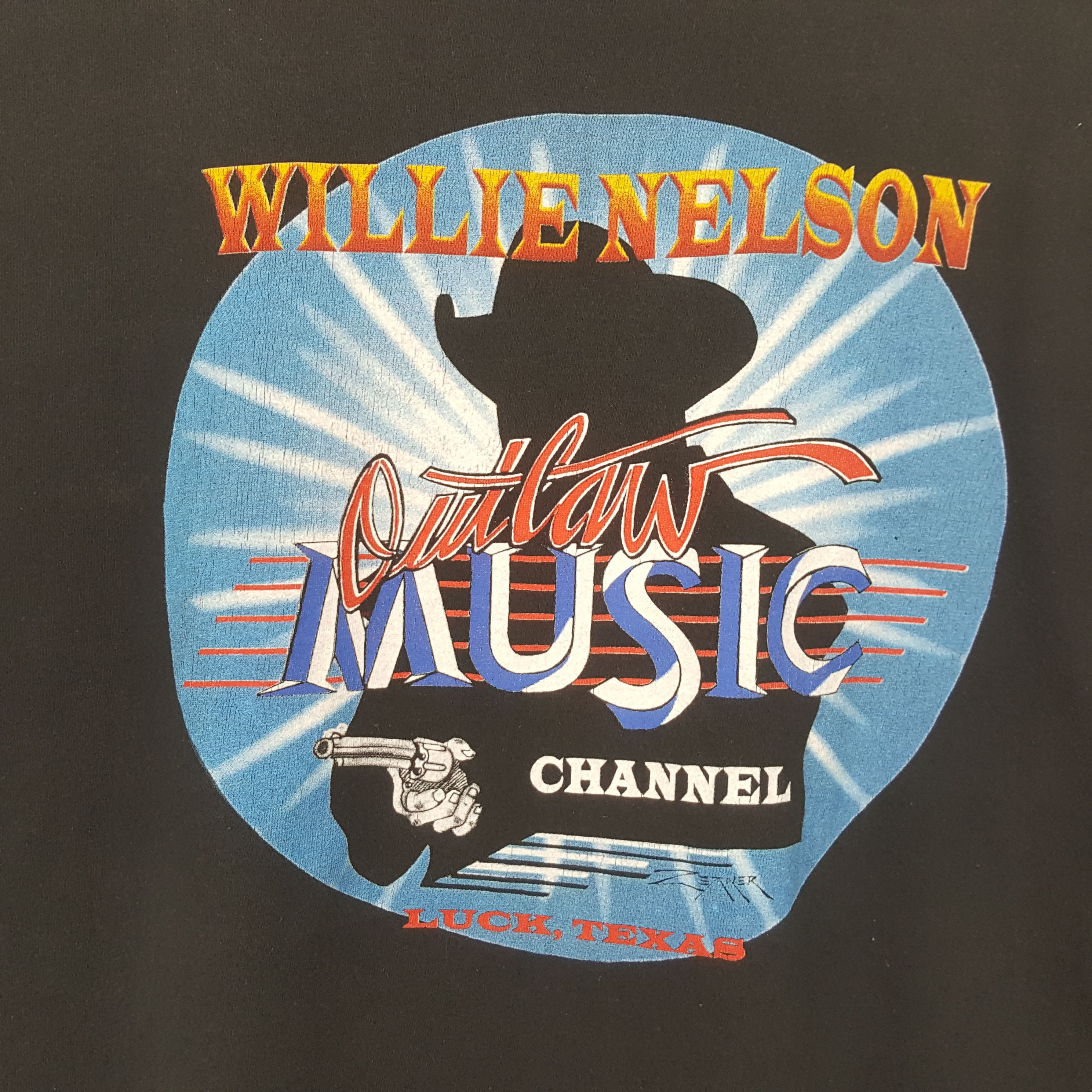 Vintage Willie Nelson Music Channel Vintage Tshirt RR24 Size US XL / EU 56 / 4 - 4 Thumbnail