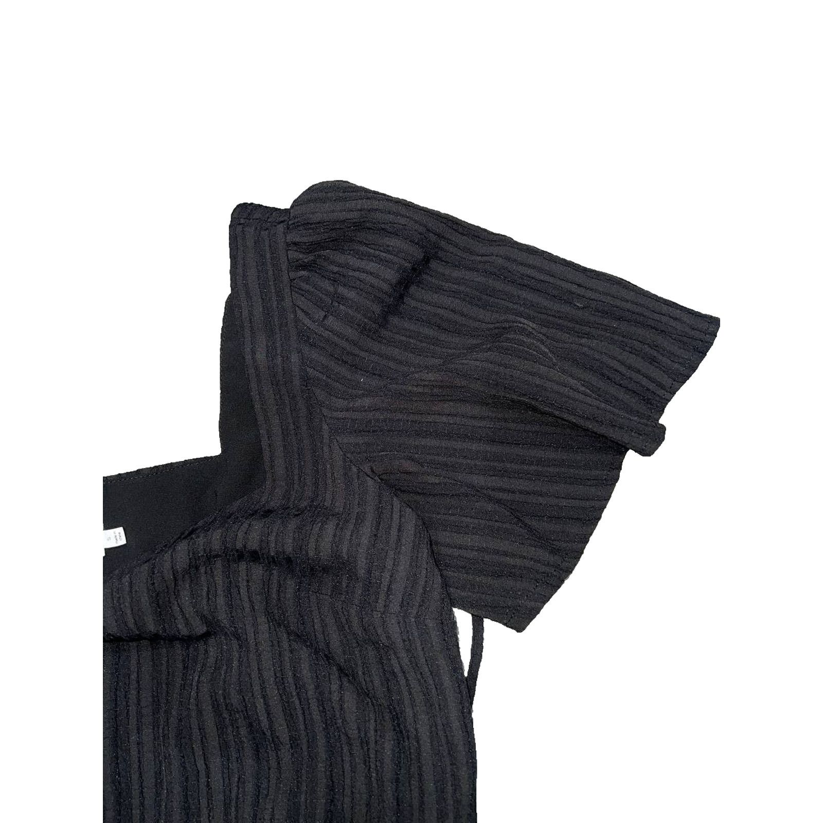 & Other Stories ASTR The Label Crop Short Slee Neck To & Black Small A003215 Size S / US 4 / IT 40 - 3 Thumbnail