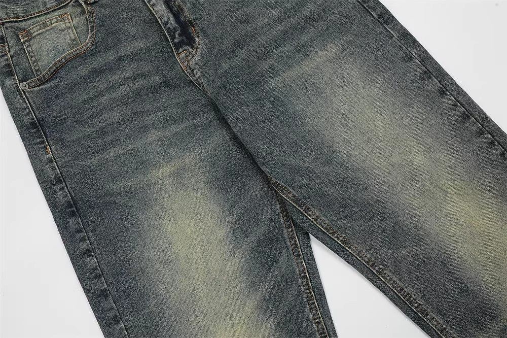 Japanese Brand × Jean Men's distressed contrast washed jeans Size US 32 / EU 48 - 5 Thumbnail