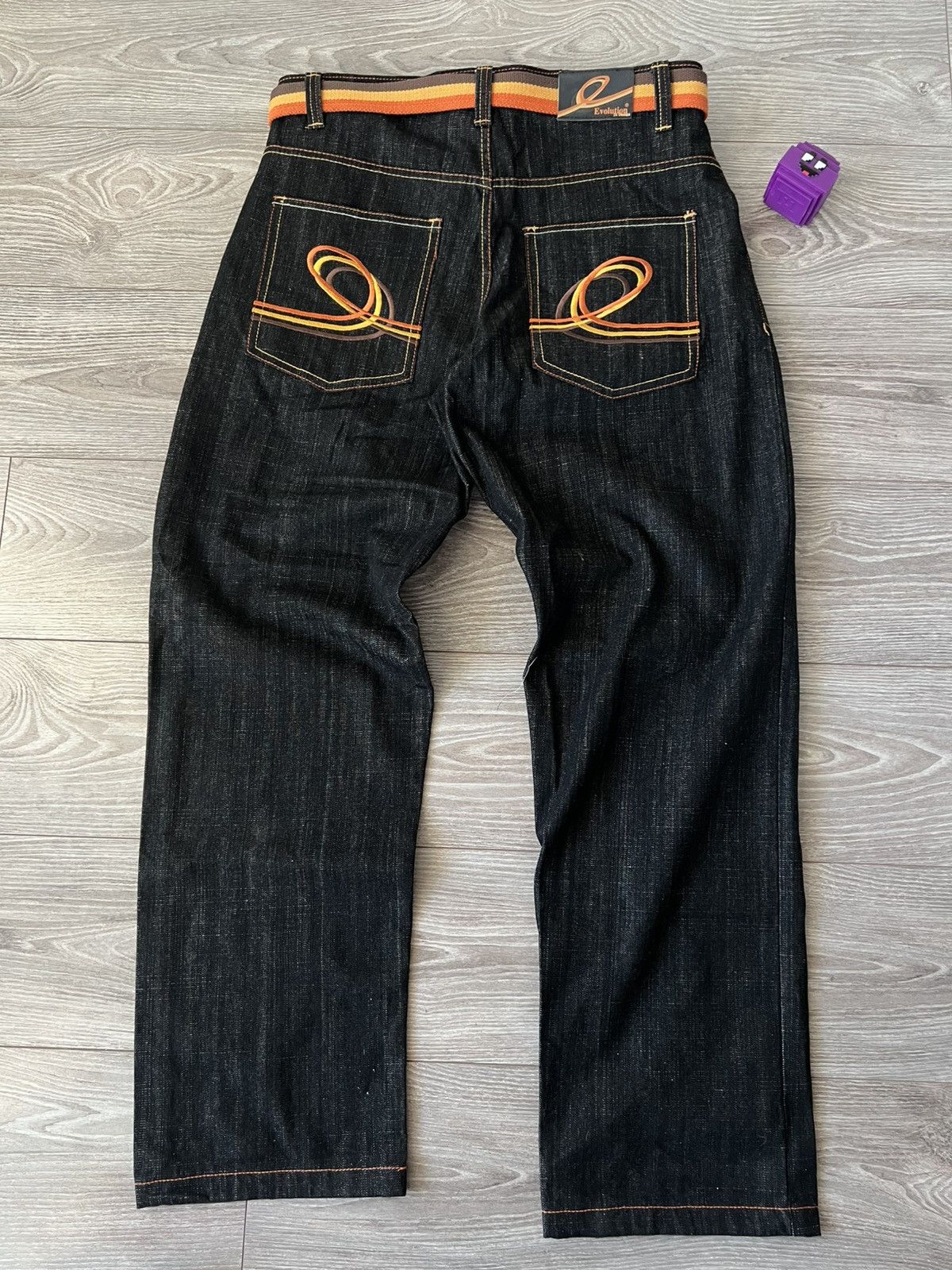 Other Evolution in Design Rap Y2k Men’s Embroidered Logo OG Jeans Size US 36 / EU 52 - 1 Thumbnail