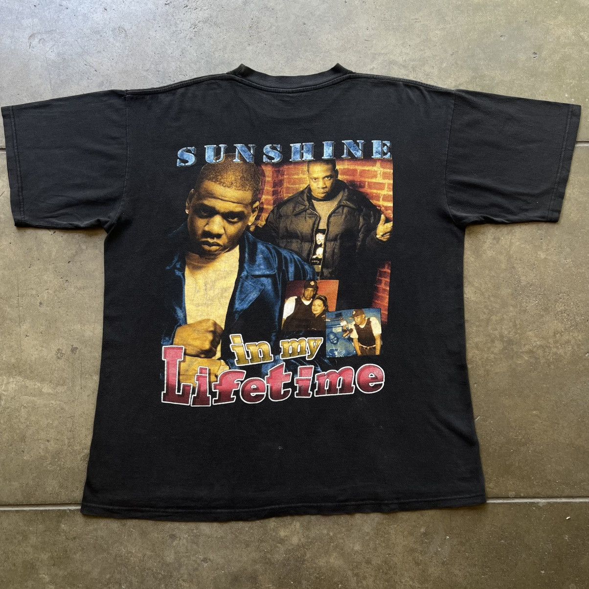 All Sport RARE ‘90s Jay-Z Sunshine In My Lifetime Rap Tee Shirt Size US XL / EU 56 / 4 - 2 Thumbnail