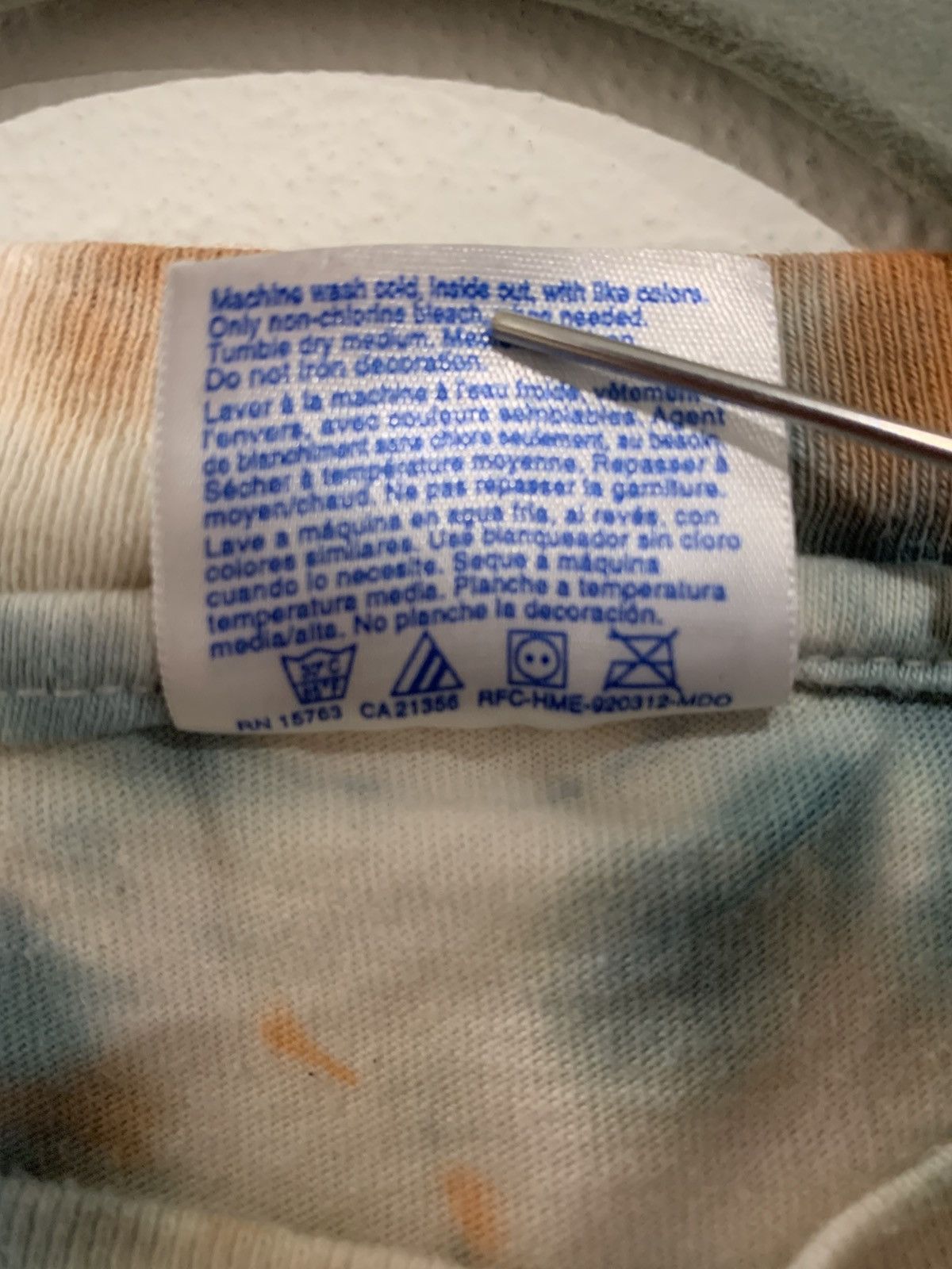Hanes 90s hanes tye dye let us show you how to party tee Size US L / EU 52-54 / 3 - 7 Thumbnail