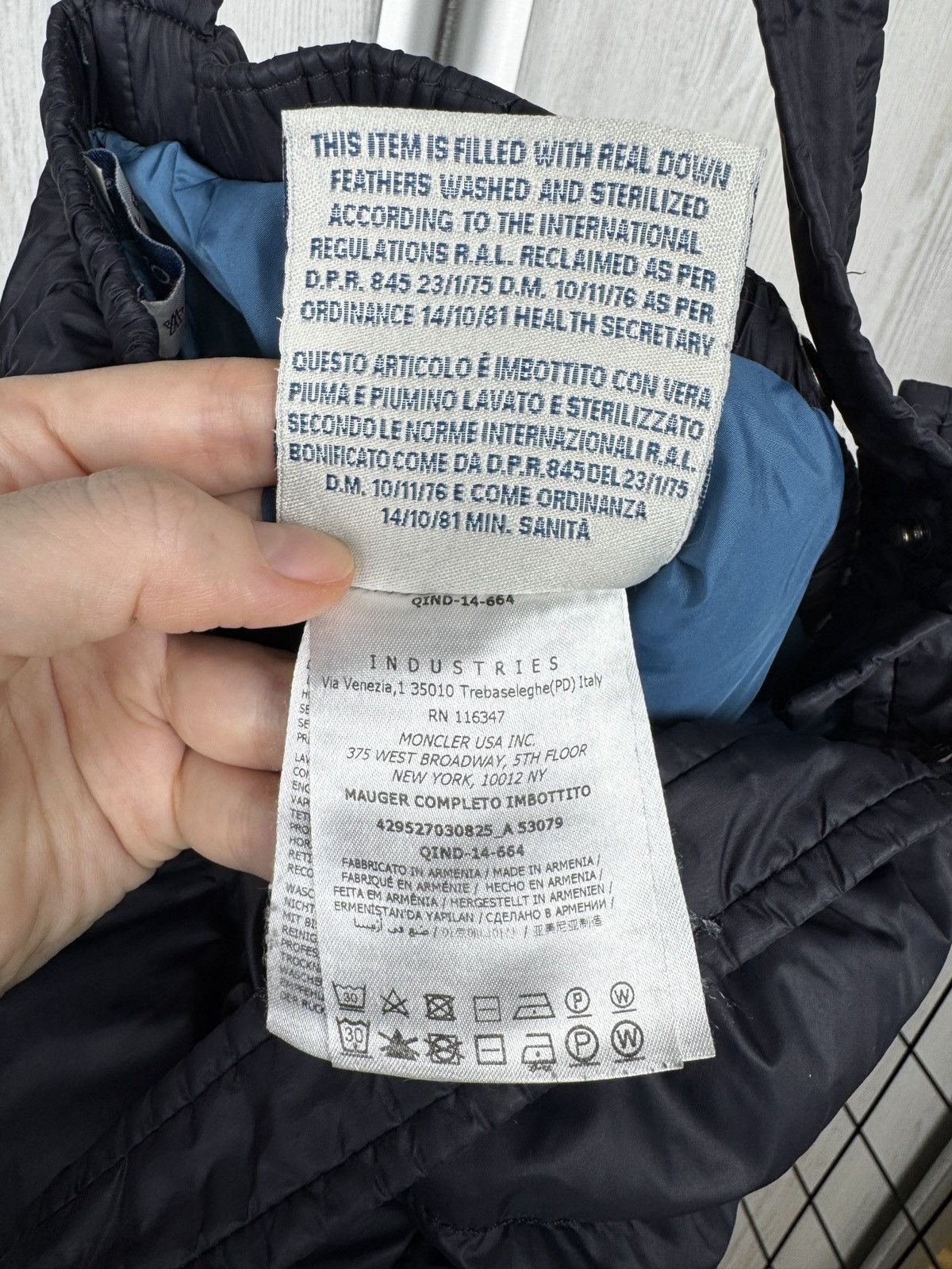 Moncler Moncler 2 years mauger completo imbottito puffer set jacket Size XXS / US 00 / IT 34 - 22 Thumbnail