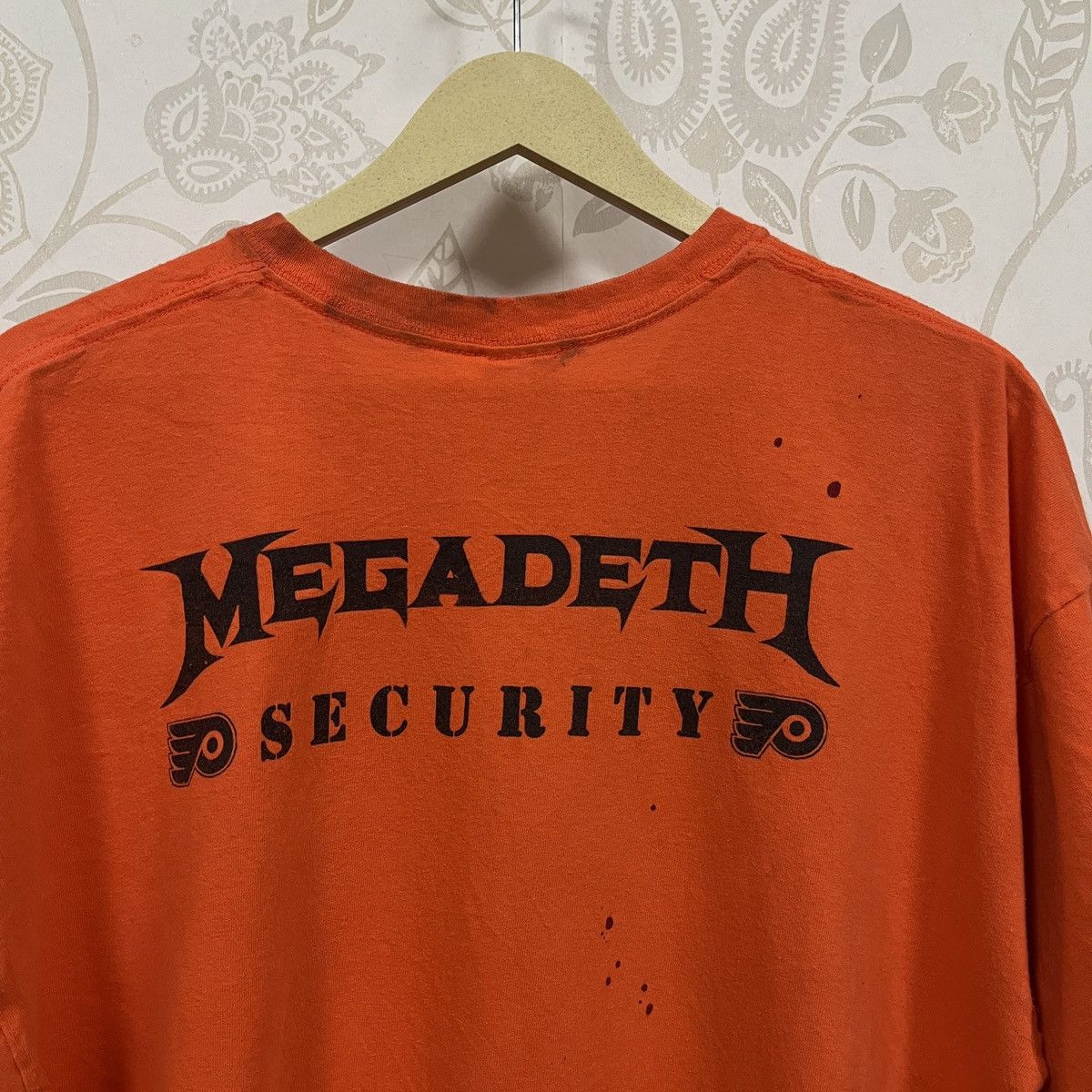 Band Tees Vintage Y2K Megadeth Concert Tour Security TShirt Size US XL / EU 56 / 4 - 19 Thumbnail