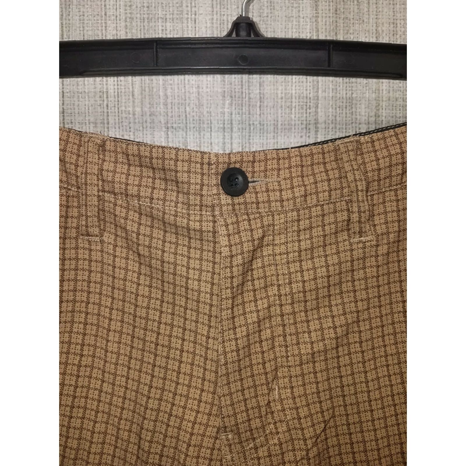 Hurley Hurley Phantom Plaid Shorts Mens 30 Brown Board Casual Size US 30 / EU 46 - 2 Thumbnail
