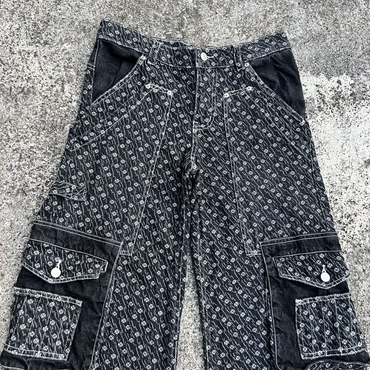 Bdg “y2k style” BDG PAISLEY BAGGY PANTS Size US 32 / EU 48 - 3 Thumbnail