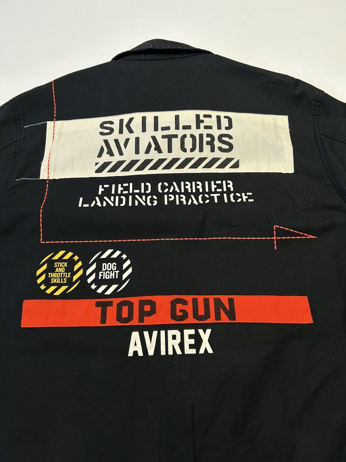 Avirex AVIREX TOP GUN BUTTON UP PATCHES SHIRT Size US XL / EU 56 / 4 - 8 Thumbnail