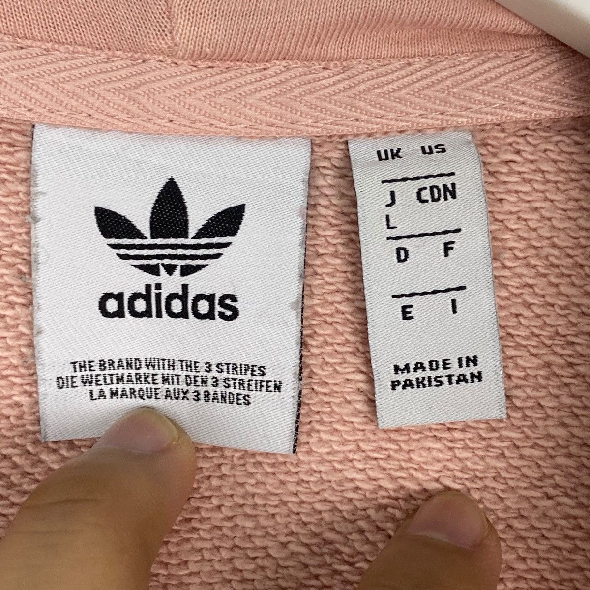Vintage Vintage Adidas Big Logo Hoodie Sweater Pink Pullover Size S Size US S / EU 44-46 / 1 - 8 Thumbnail