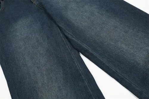 VIBE American style folded leopard print jeans washed distressed Size US 32 / EU 48 - 7 Thumbnail