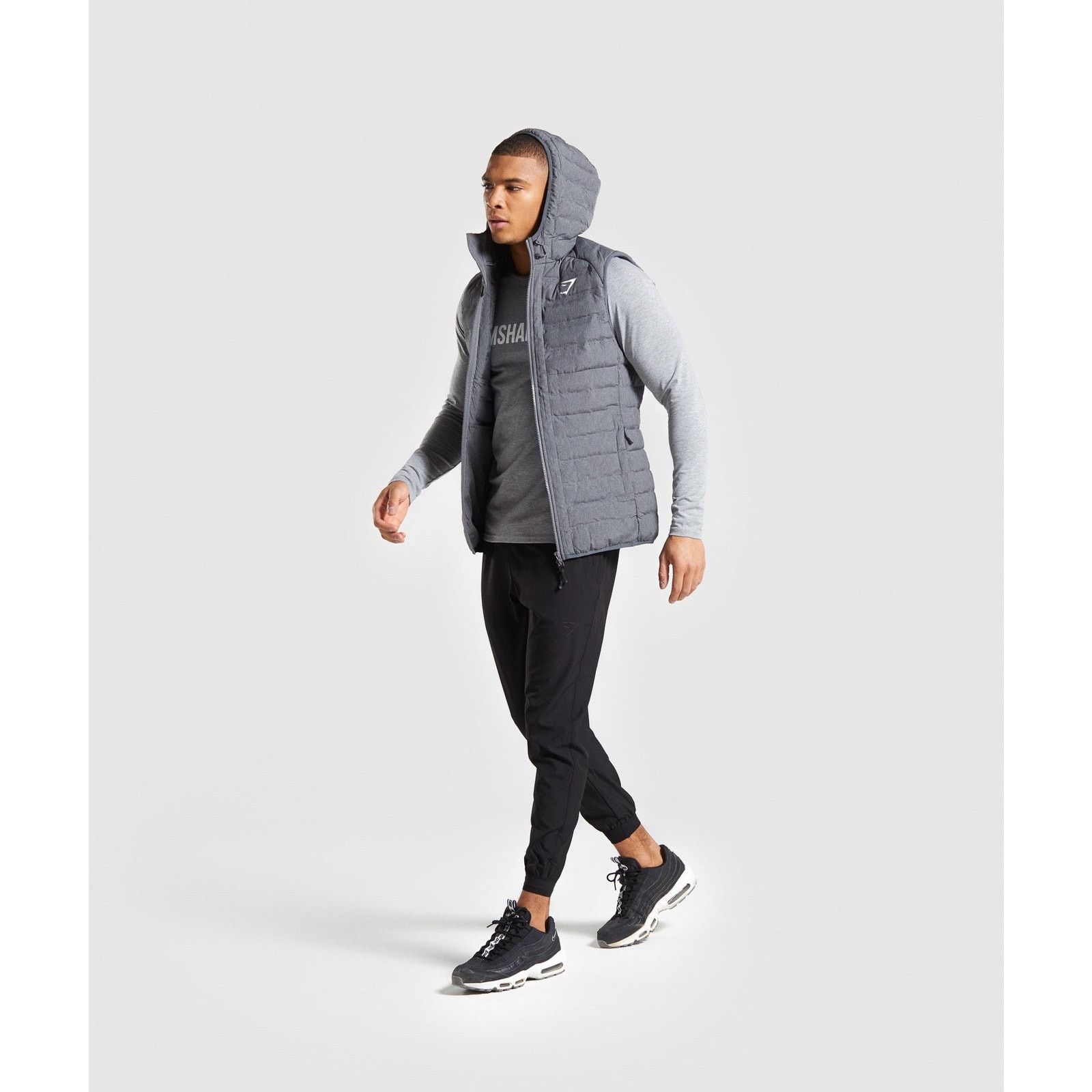 Gymshark Gymshark Sector Gilet V2 Gray Medium Men’s Vest Size US M / EU 48-50 / 2 - 6 Thumbnail