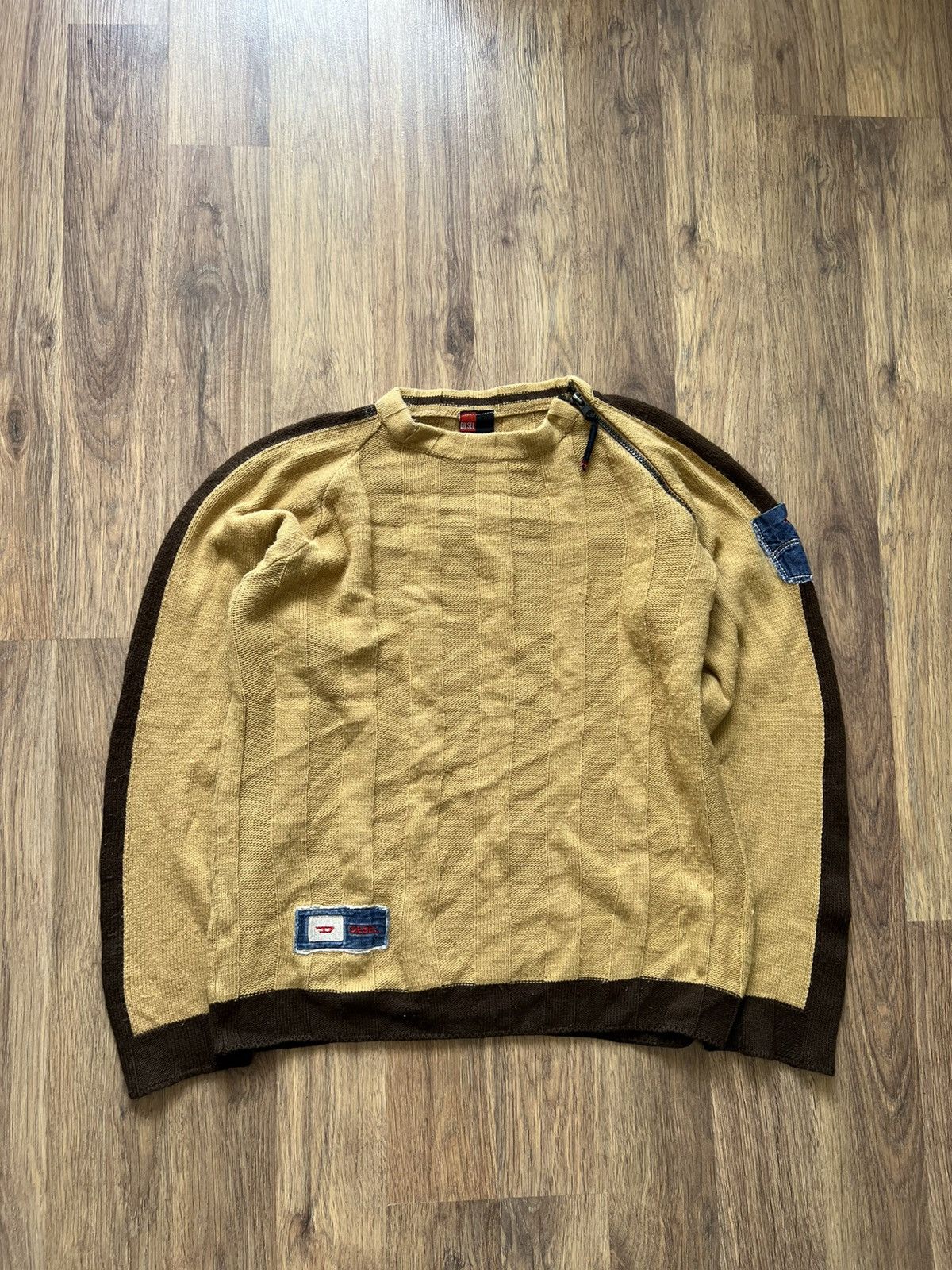 Diesel Diesel 100% Cotton Sweater with Unique Design - Size X-Large Size XL / US 12-14 / IT 48-50 - 1 Thumbnail