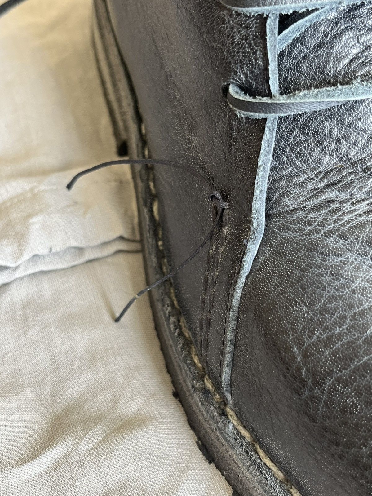 Masnada Masnada Ankle Chain-stitched heel seam boots in lead Size US 9.5 / EU 42-43 - 5 Thumbnail