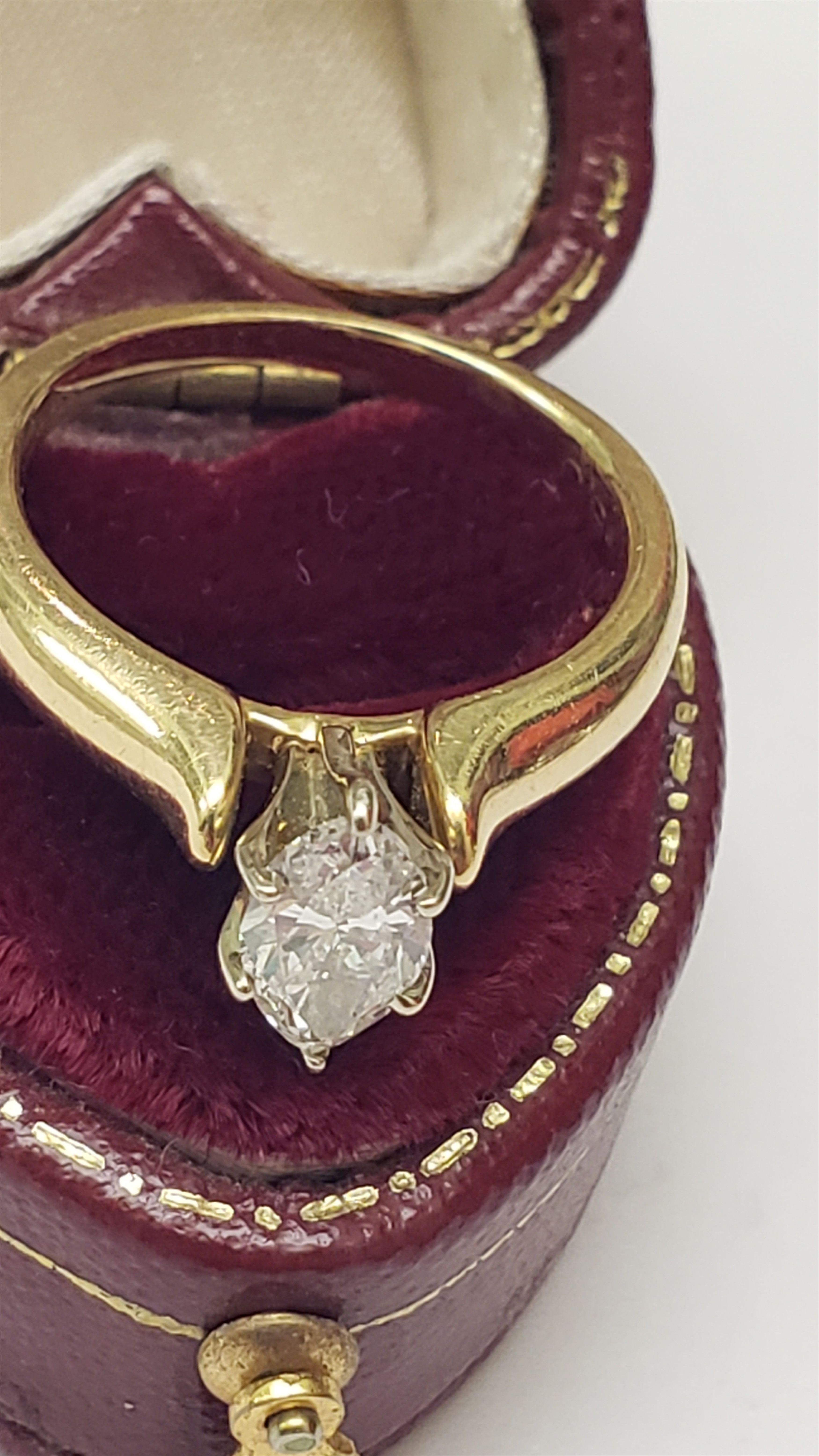 Other $6000 GIA Certified!14k Y/G.80ct Dia(E Color rare!) Ring Size ONE SIZE - 4 Thumbnail