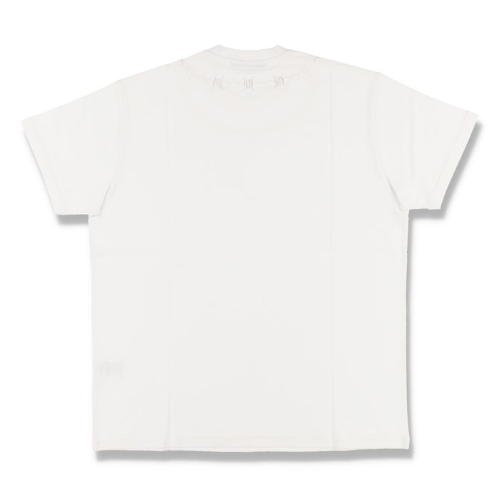 Givenchy White Embroidered Barbed Wire Oversized T-Shirt | Grailed