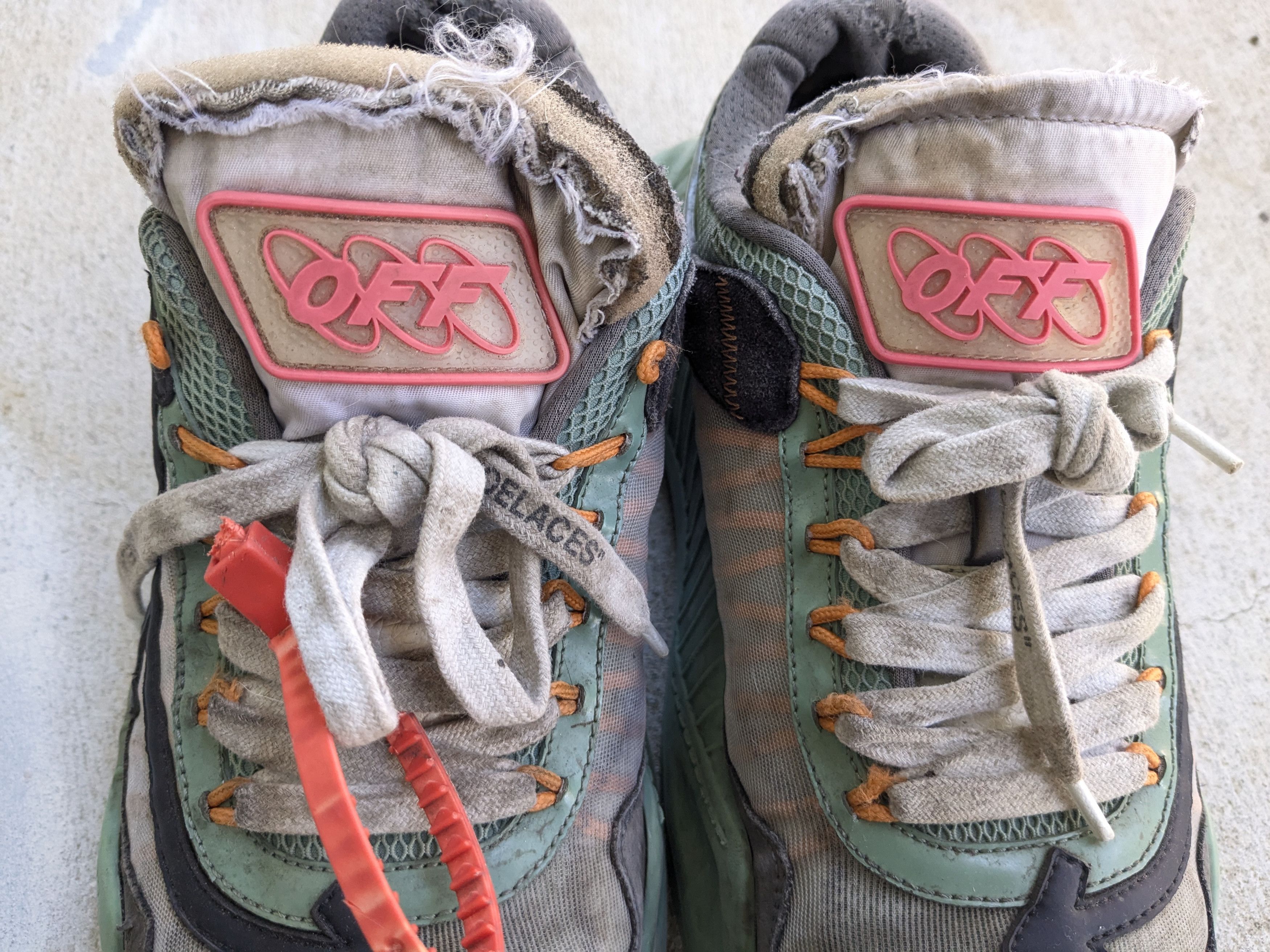 Off-White Off-White Odsy-1000 Sneakers Gray Green 7 40 Virgil Abloh Size US 7 / EU 40 - 2 Thumbnail