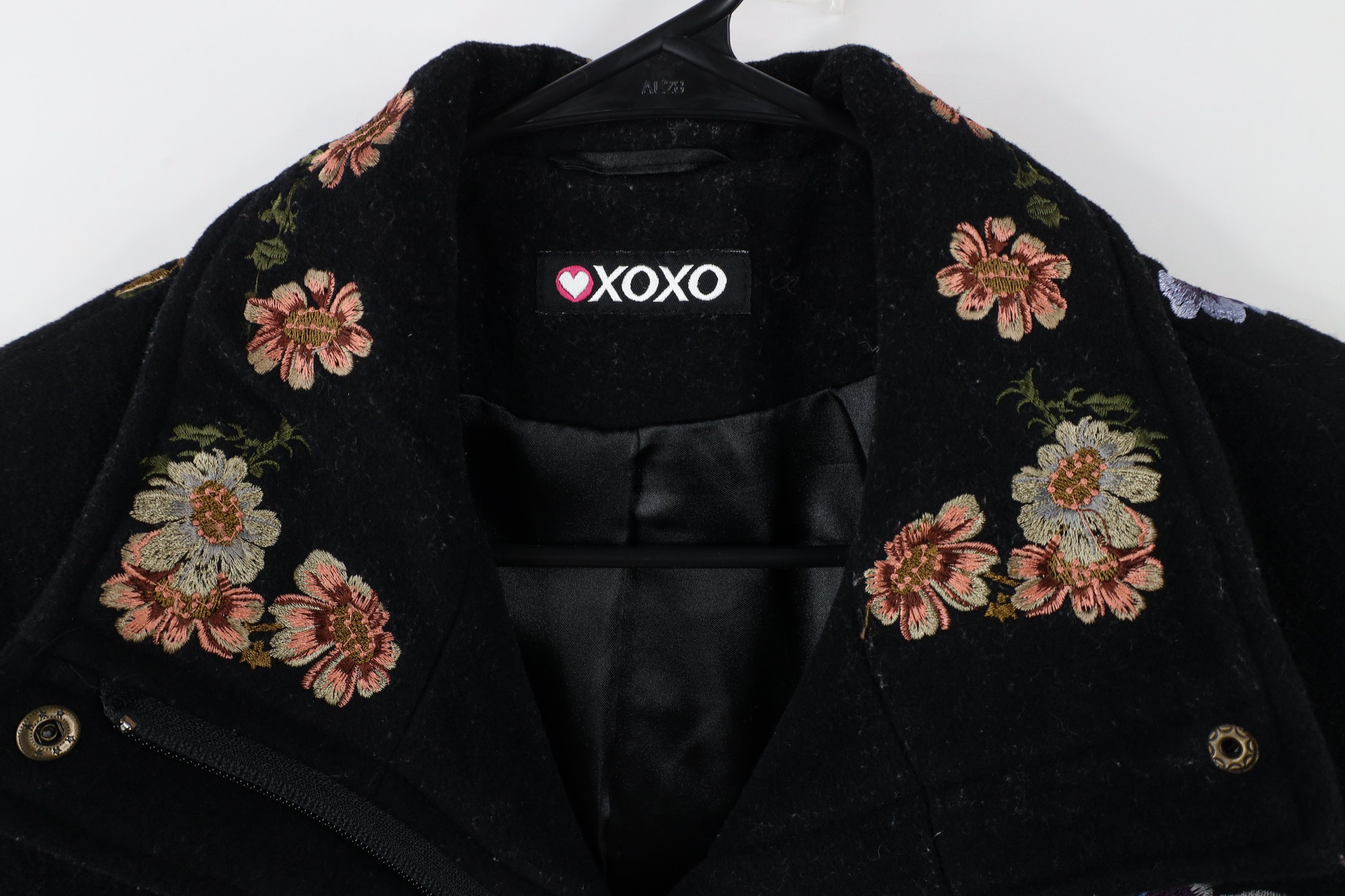 Vintage Vintage Y2K Streetwear Cashmere Blend Flower Floral Jacket Size L / US 10 / IT 46 - 10 Thumbnail