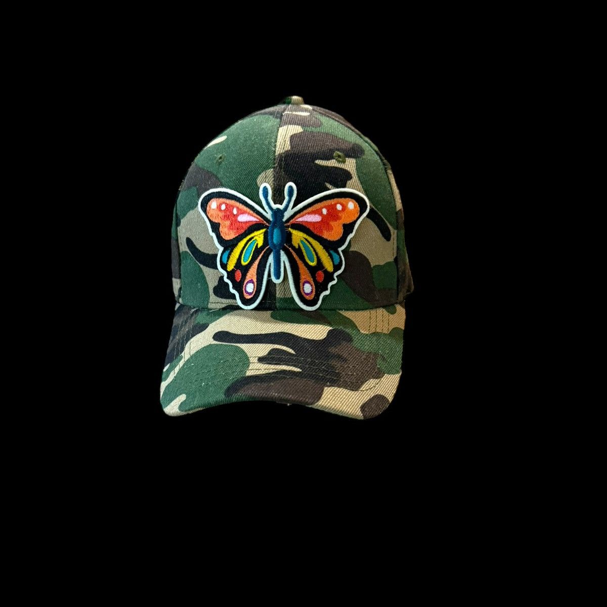 Other Custom baseball cap camouflage butterfly hat Size ONE SIZE - 7 Thumbnail