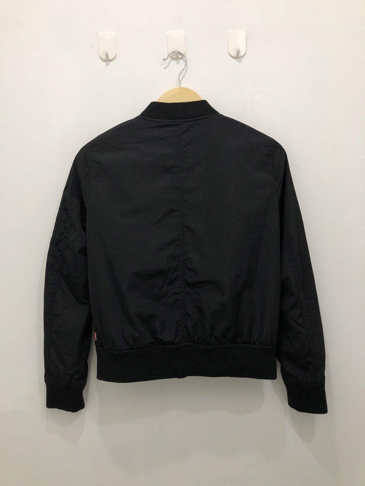 Levi's Levi’s Bomber Jacket Women Size S All Black Original Riveted Size S / US 4 / IT 40 - 20 Thumbnail