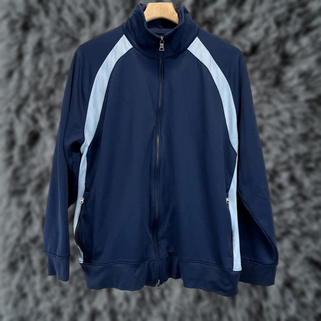 Banana Republic VINTAGE? No. Banana Republic Track Jacket Mens XL Blue Full Zip Nylon Blend Casual Activewear Jacket Size US XL / EU 56 / 4 - 1 Thumbnail