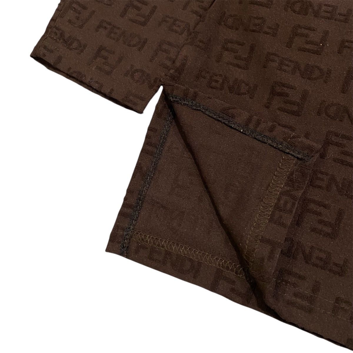 Fendi ‼️LAST DROP‼️Vintage Fendi FF Monogram Zucca Print Zip Neck Size M / US 6-8 / IT 42-44 - 12 Thumbnail