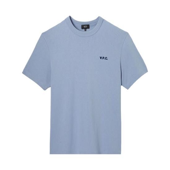 A.P.C. A.P.C. Men T-Shirts COHBQ H26391 ILJ BLUE Size US S / EU 44-46 / 1 - 1 Thumbnail