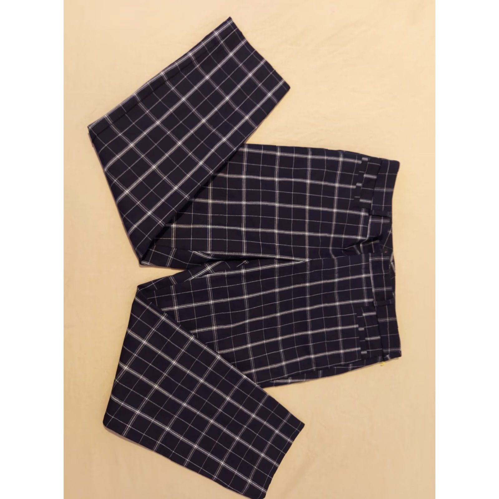 Banana Republic Womens Banana Republic Dress Pants 8 Navy Blue Cotton Chino Trouser Pants Shirt? Size 30" / US 8 / IT 44 - 2 Thumbnail