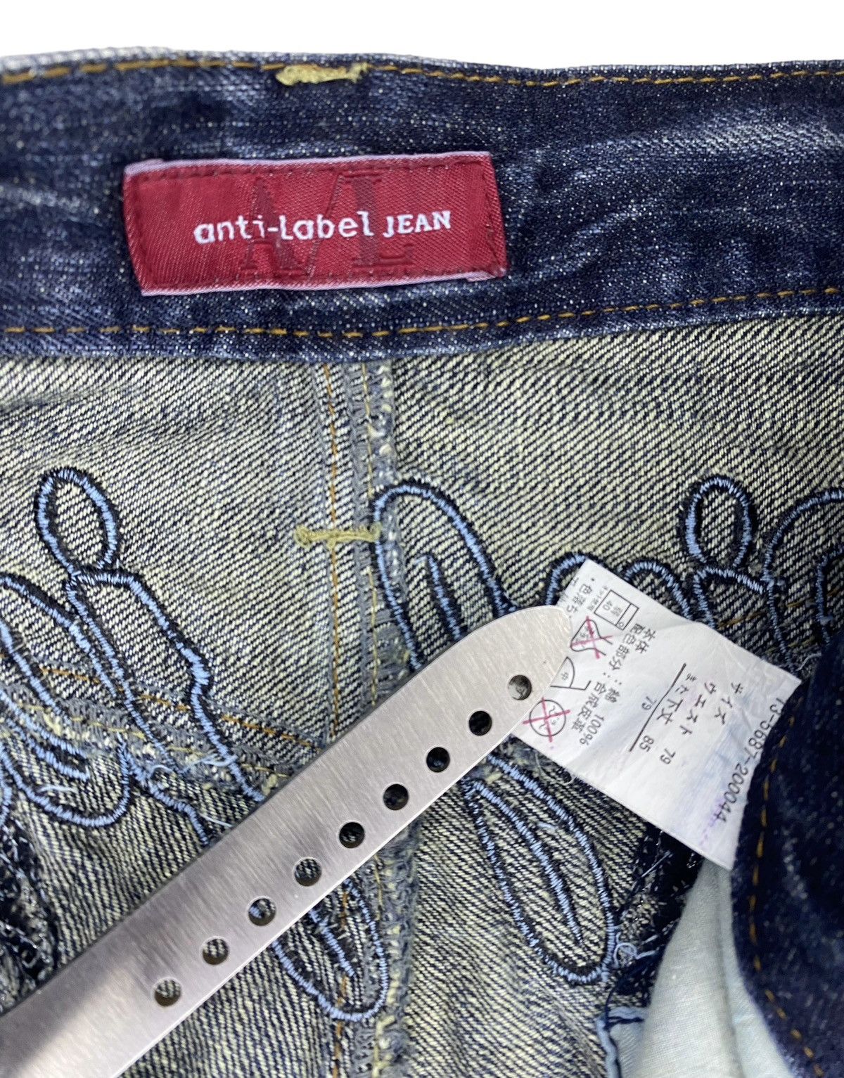 If Six Was Nine Vintage Japanese Anti Label Jean Red Pepper Style Size US 34 / EU 50 - 8 Thumbnail