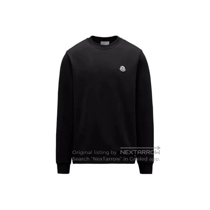 Moncler Moncler Logo Patch Loose Crewneck Sweatshirt. Size US XL / EU 56 / 4 - 1 Thumbnail