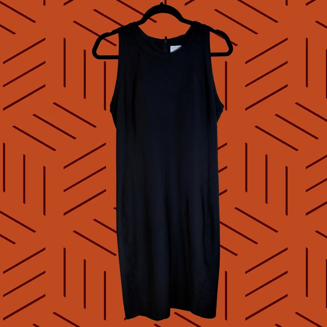 J. Jill J.Jill Black Sleeveless Striped Scoop Neck Dress Size XS Petite Rayon Cotton Casual Travel Size XS / US 0-2 / IT 36-38 - 1 Thumbnail