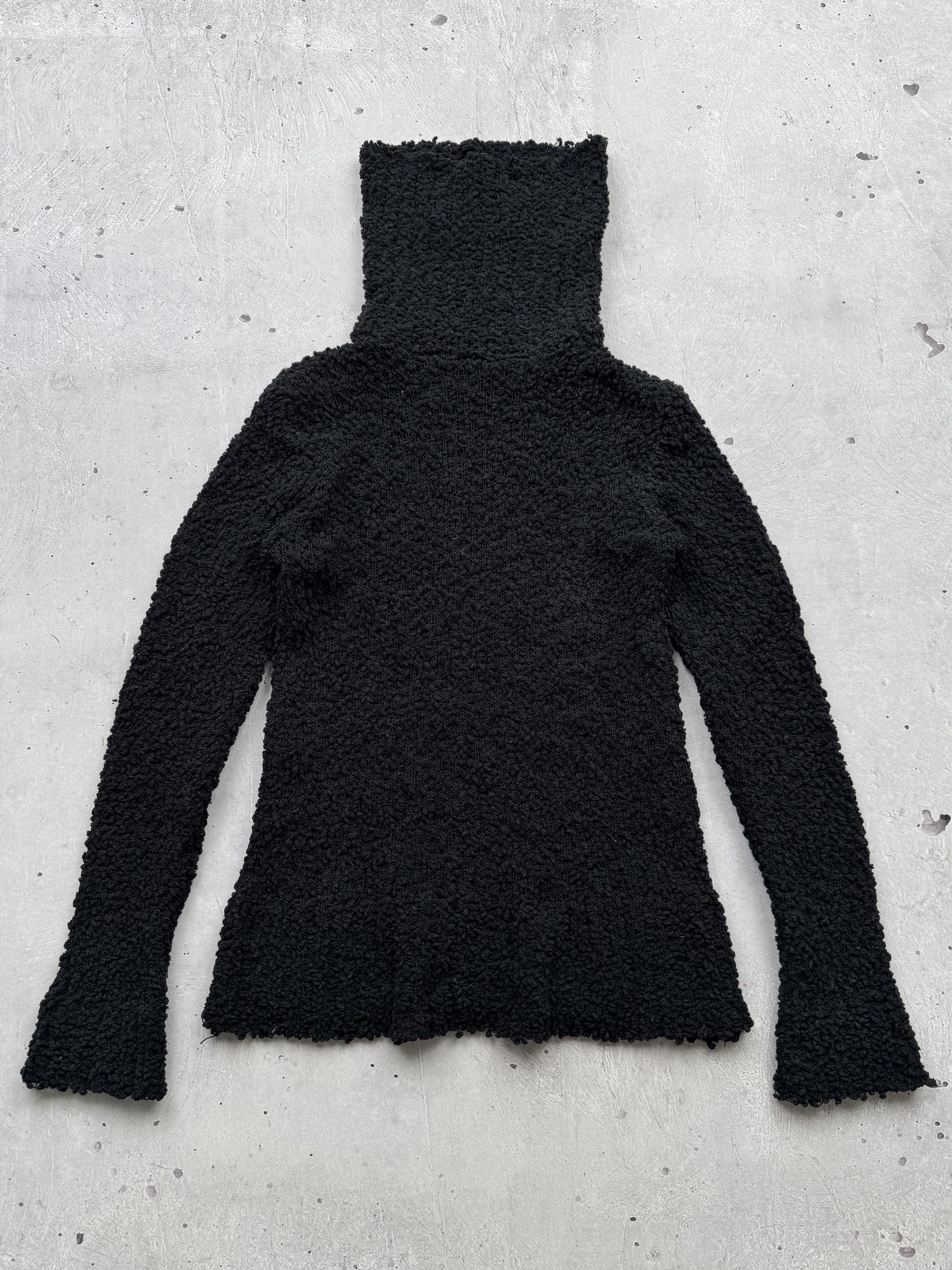 Comme des Garcons × Comme des Garcons SHIRT × Vintage Comme des Garcons Vintage Fuzzy Hight Neck Sweater Size L / US 10 / IT 46 - 2 Thumbnail