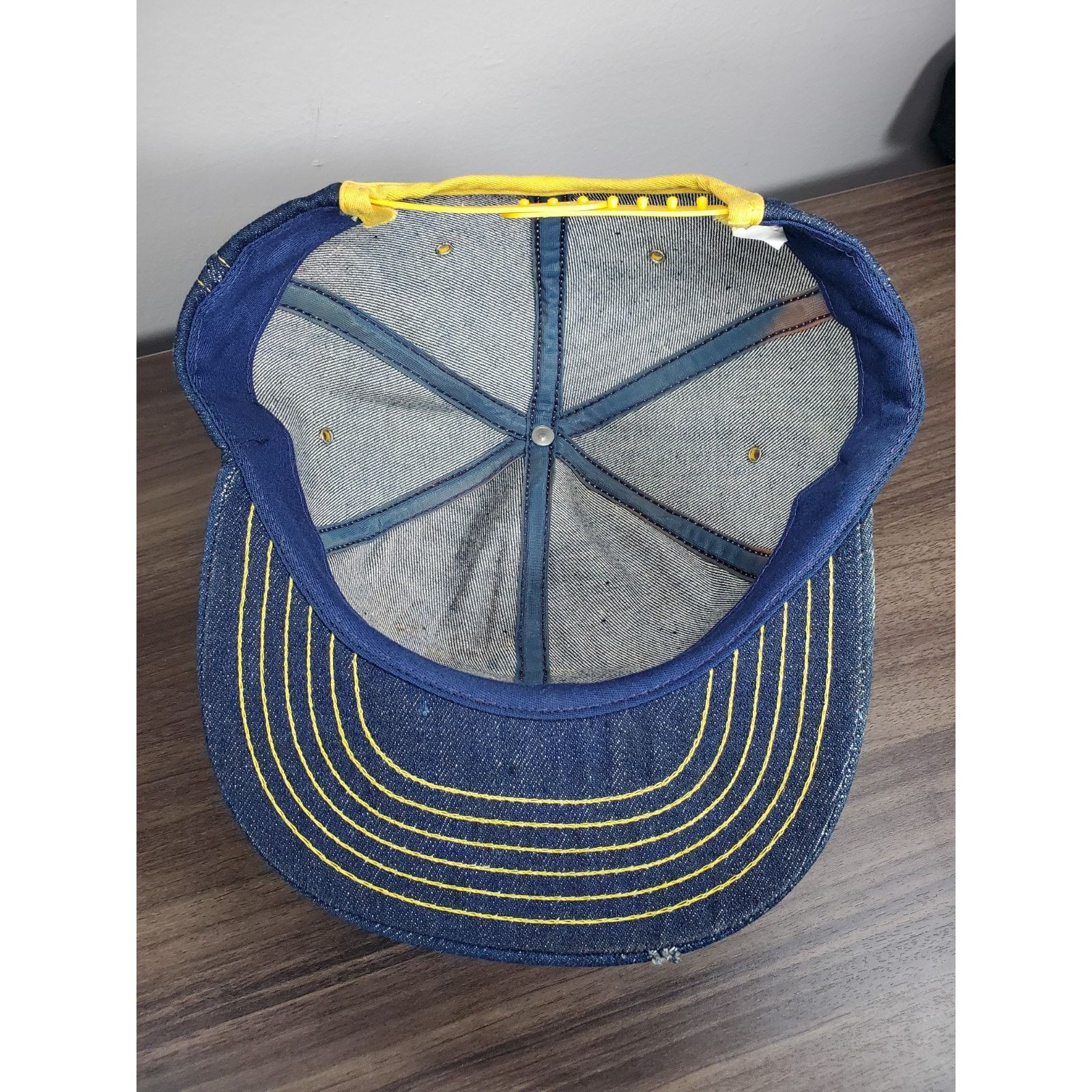 Vintage Sandford Fleming Denim Trucker Hat Snapback Cap Canada Train Size ONE SIZE - 11 Thumbnail