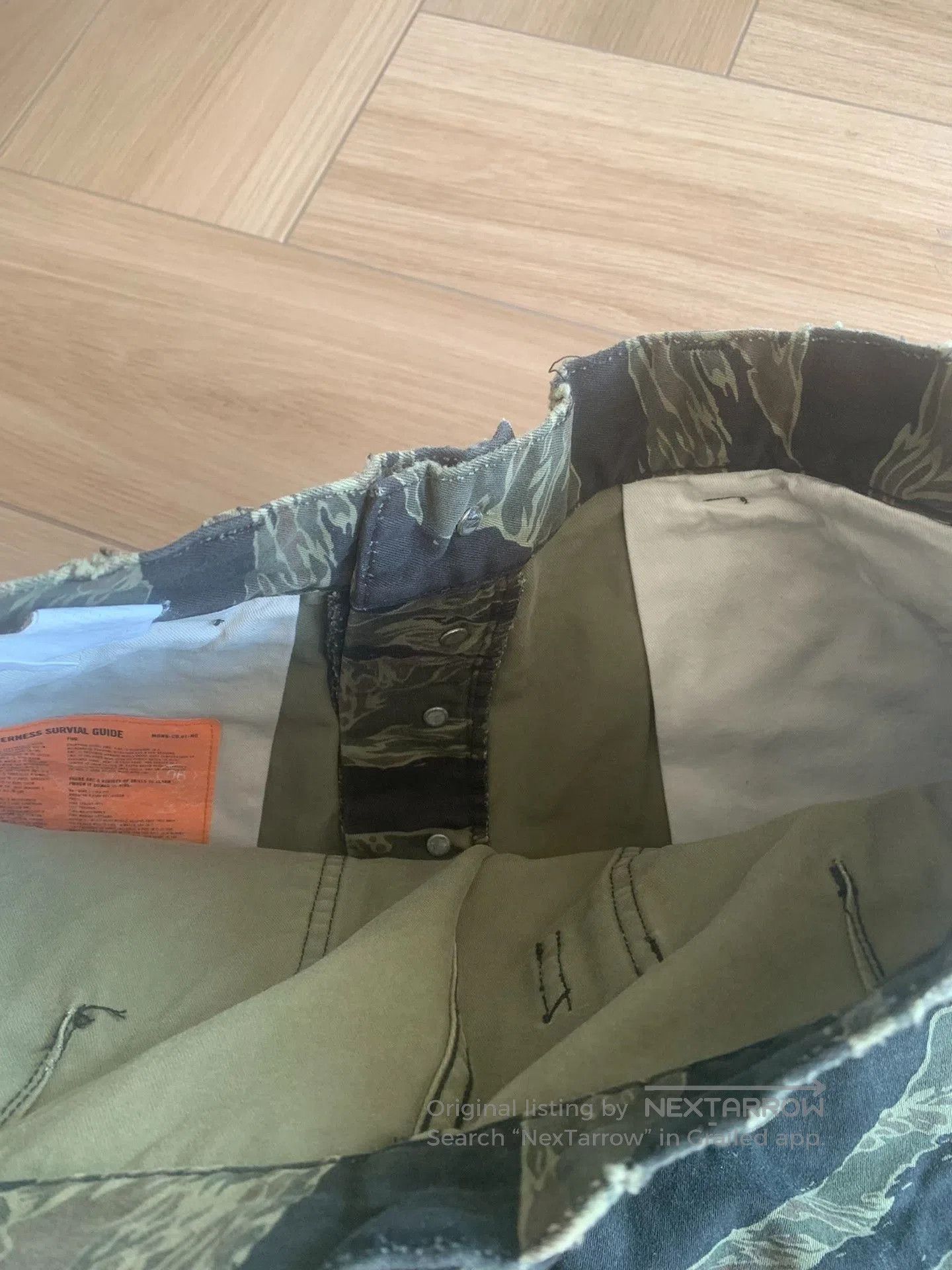Madness MADNESS Camouflage Cargo Shorts 22SS. Size US 33 - 4 Thumbnail