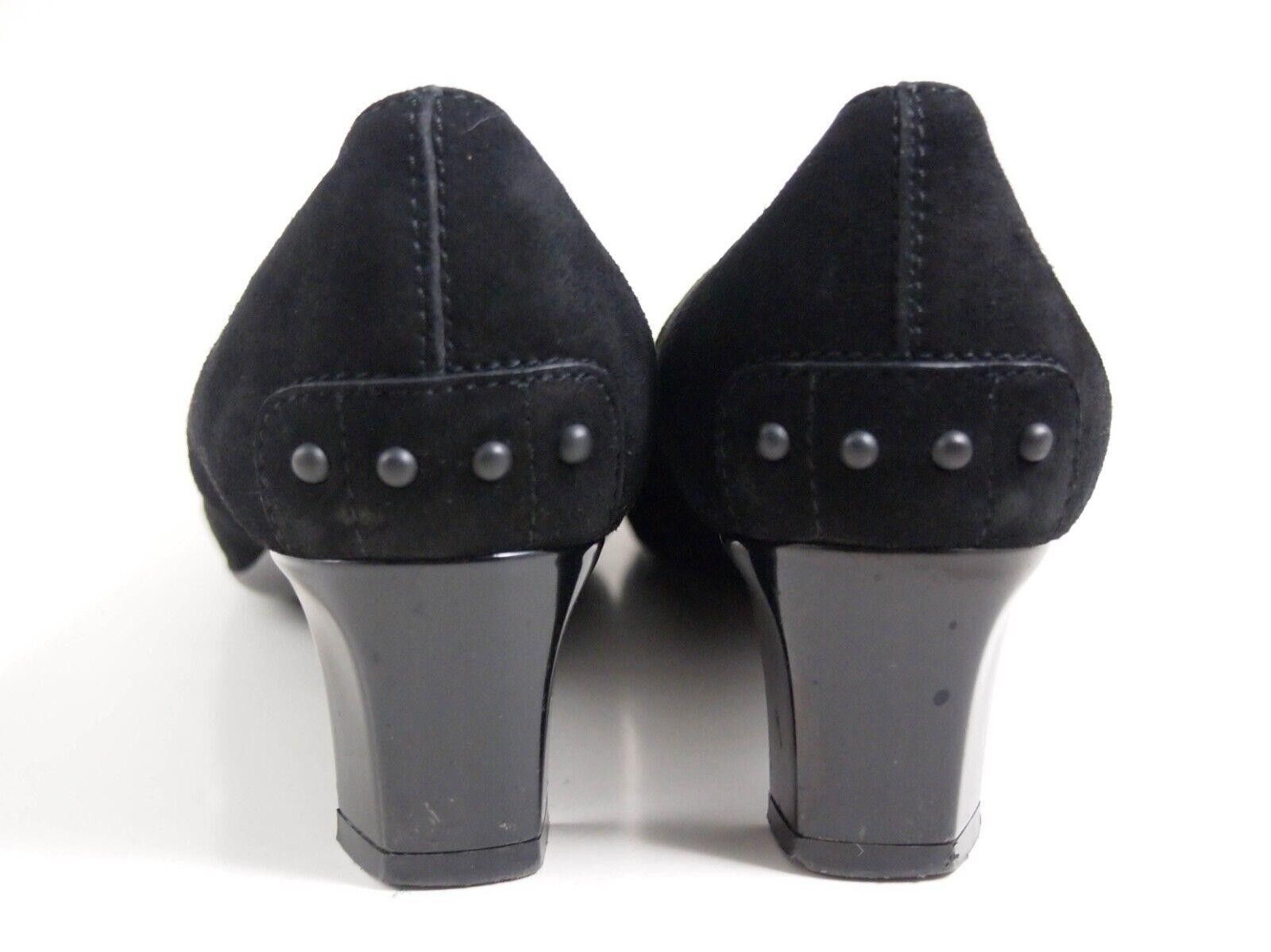 Tod's Tod's Mid Heel Pumps Black Suede Leather US 7.5 EU 37.5 Size US 7.5 / IT 37.5 - 5 Thumbnail