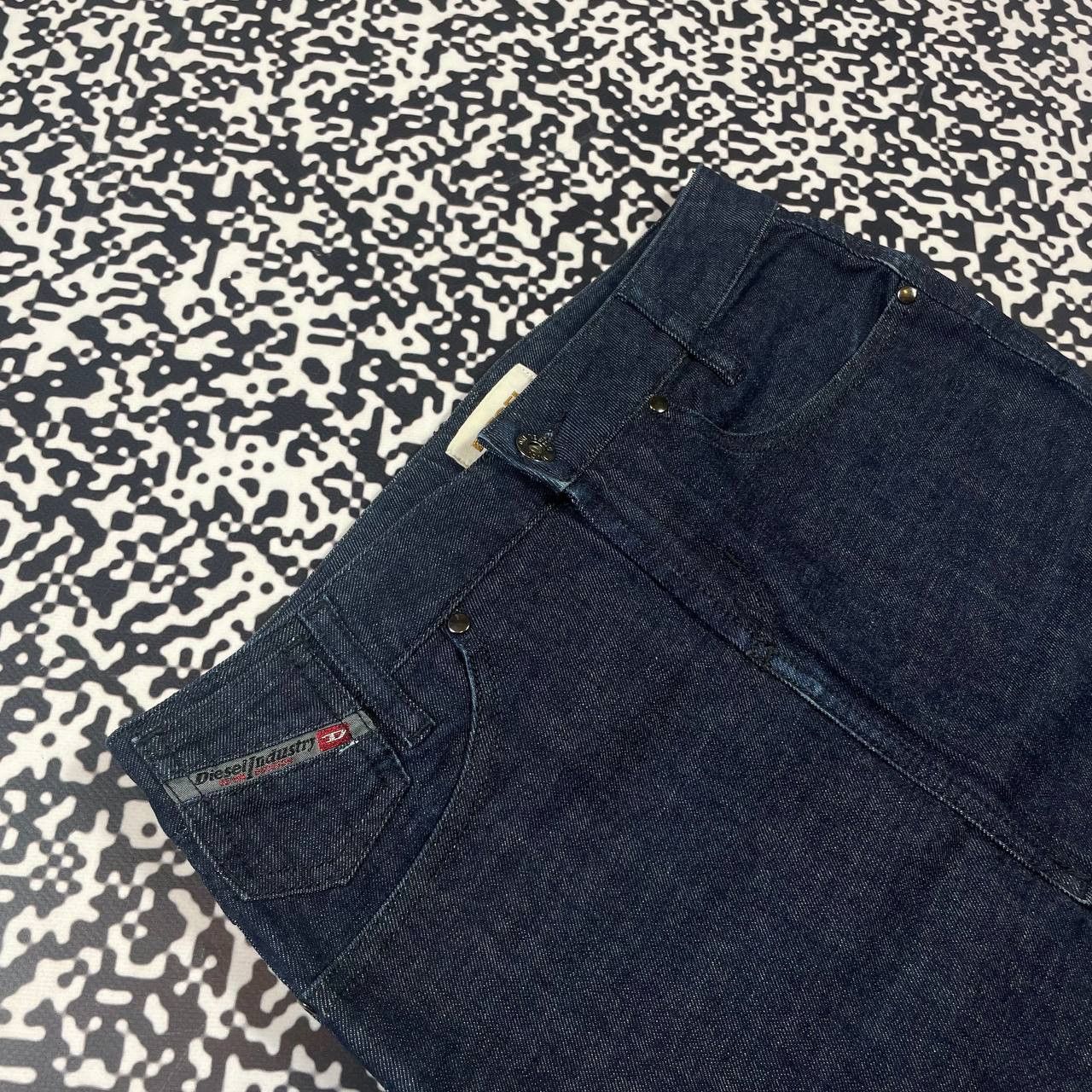 Diesel Vintage Y2K Diesel Japanese Style Casual Denim Midi Skirt Size 24" / US 00 / IT 34 - 7 Thumbnail