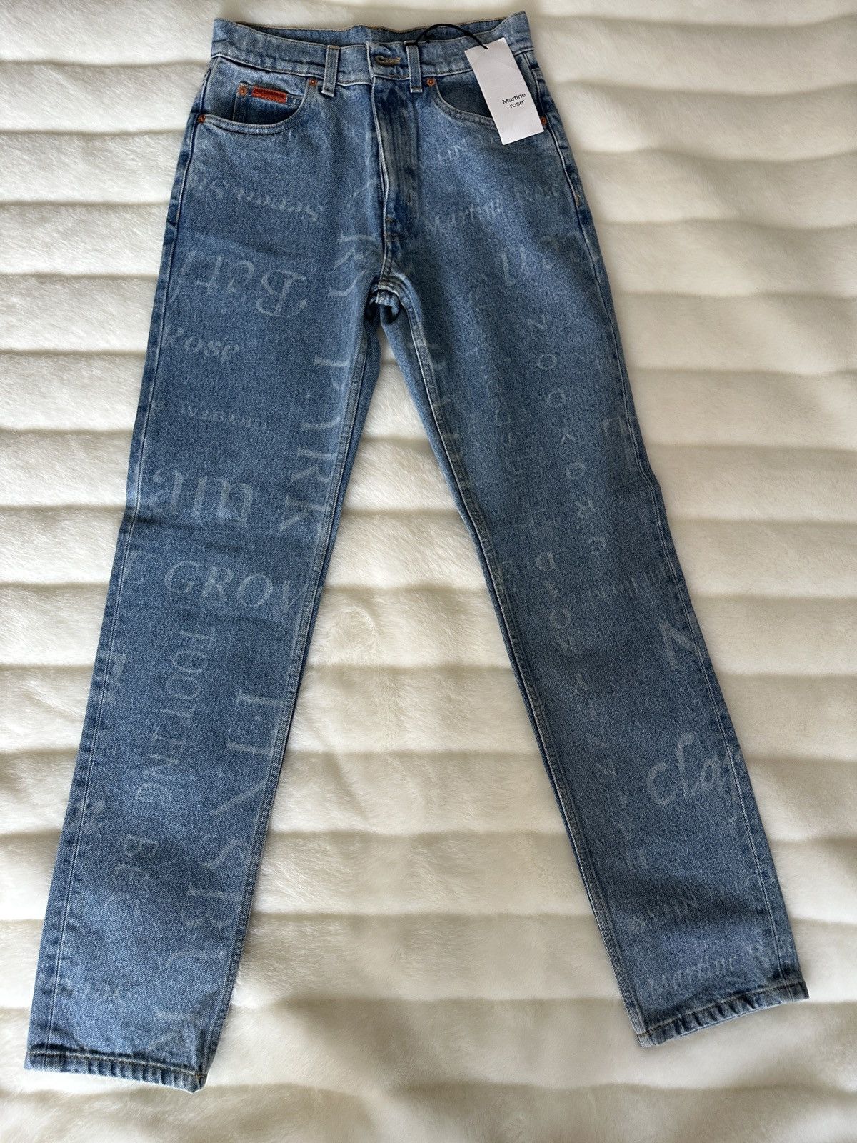 Martine Rose Martine Rose Blue Street Names Size 27" / US 4 / IT 40 - 1 Thumbnail