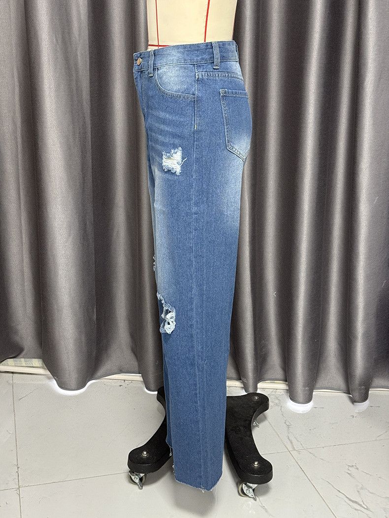 Japanese Brand loose straight wide leg trousers Size 32" / US 10 / IT 46 - 2 Thumbnail