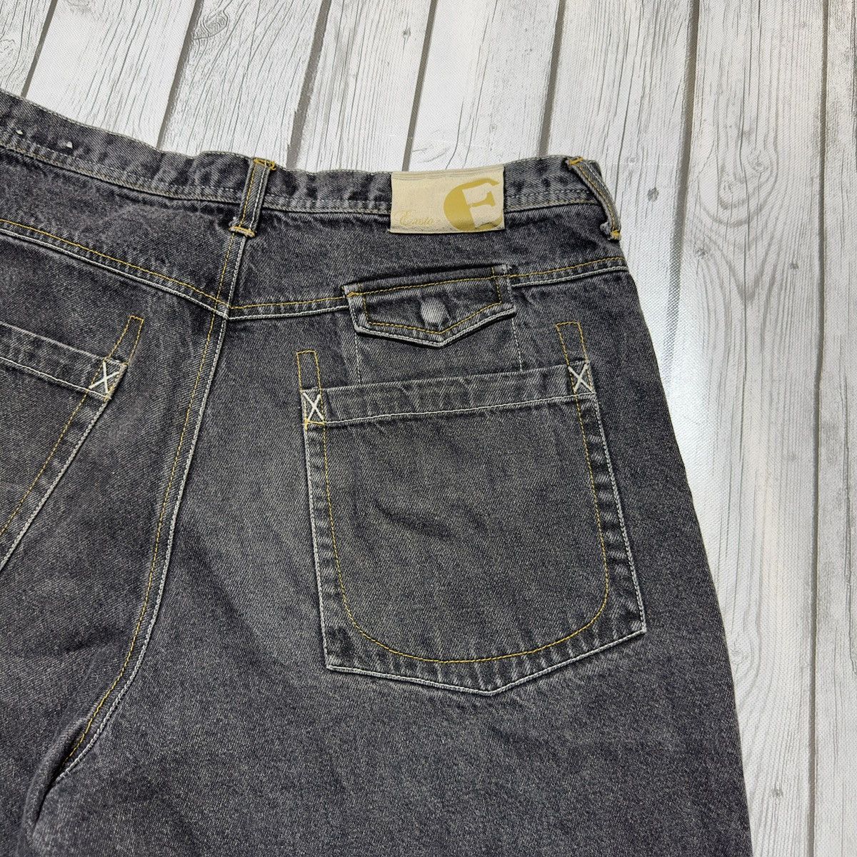 Vintage Vintage Exsto jean shorts Size US 36 / EU 52 - 4 Thumbnail