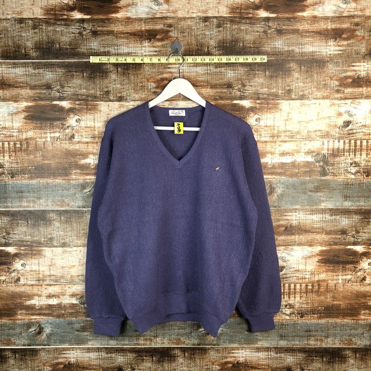 Homespun Knitwear Arnold Palmer vintage Purple Knitwear #A1293 Size US L / EU 52-54 / 3 - 1 Thumbnail