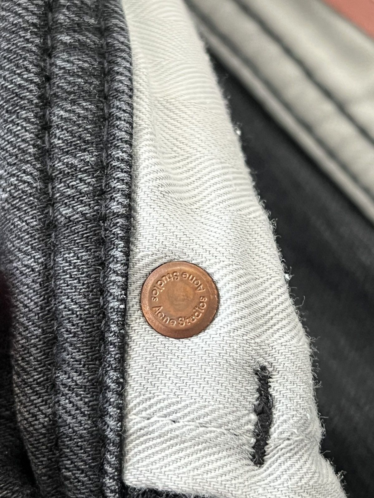 Acne Studios Acne Studios Bla Konst Stockholm River Used Black Men Jeans Size US 32 / EU 48 - 23 Thumbnail