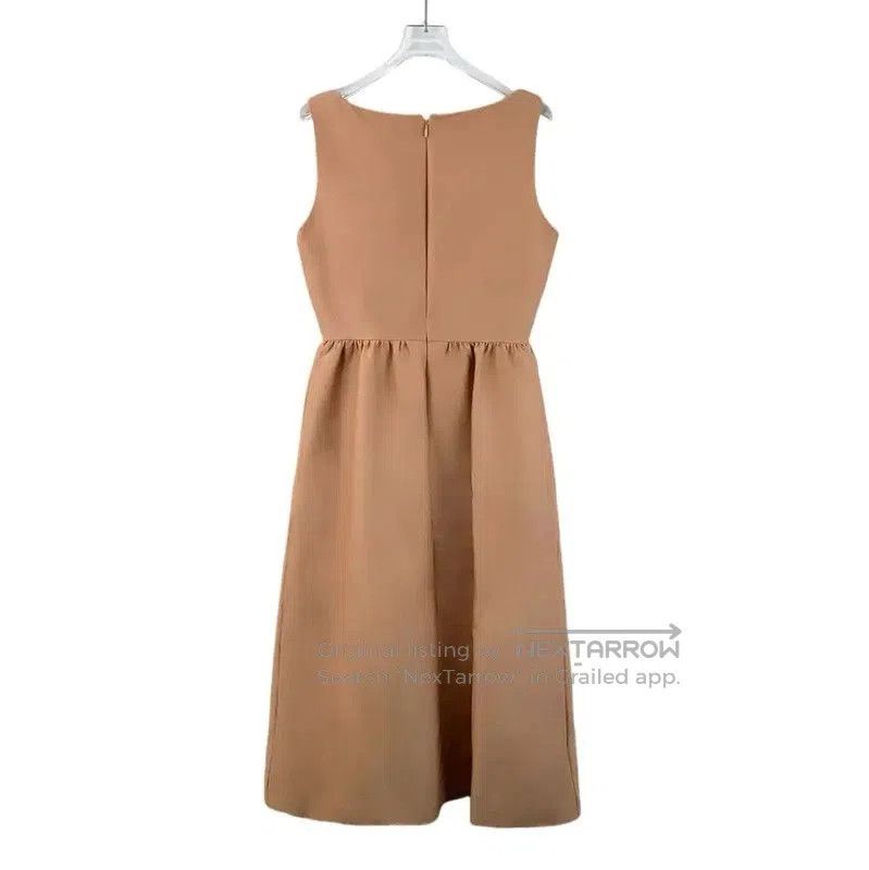 Dior Dior Brown Wool Short Dress for Women . Size S / US 4 / IT 40 - 2 Thumbnail