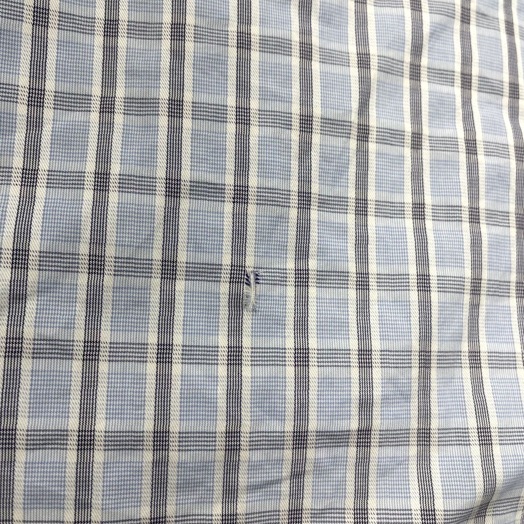 Turnbull & Asser Turnbull & Asser Shirt Mens 16 41 Blue Plaid 100% Cotton Barrel Prep Dress Shirt Mens Size US L / EU 52-54 / 3 - 7 Thumbnail