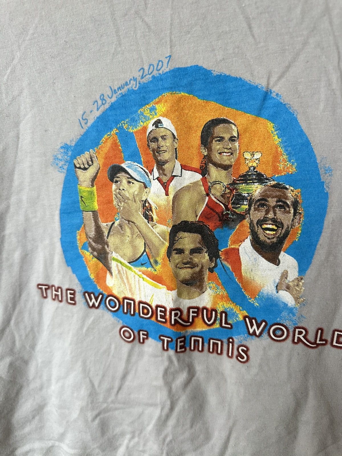 Vintage australian open program 2007 shirt official product size L Size US L / EU 52-54 / 3 - 8 Thumbnail