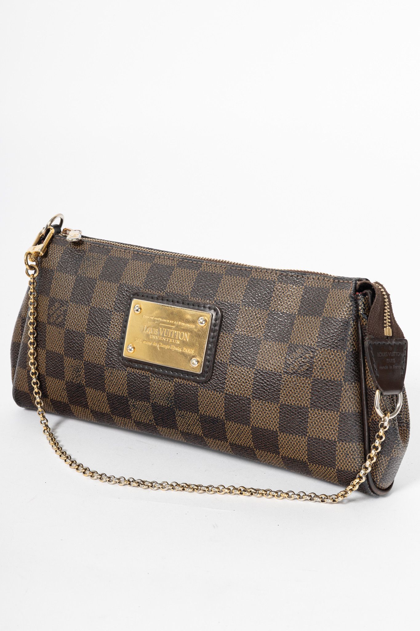 Louis Vuitton Louis Vuitton Eva Damier Ebene Canvas Clutch Size ONE SIZE - 5 Thumbnail
