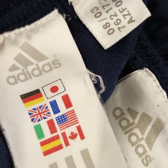 Adidas × Vintage Vintage Adidas 3 Stripe Sweatpants Joggers Trainers Size US 30 / EU 46 - 5 Thumbnail