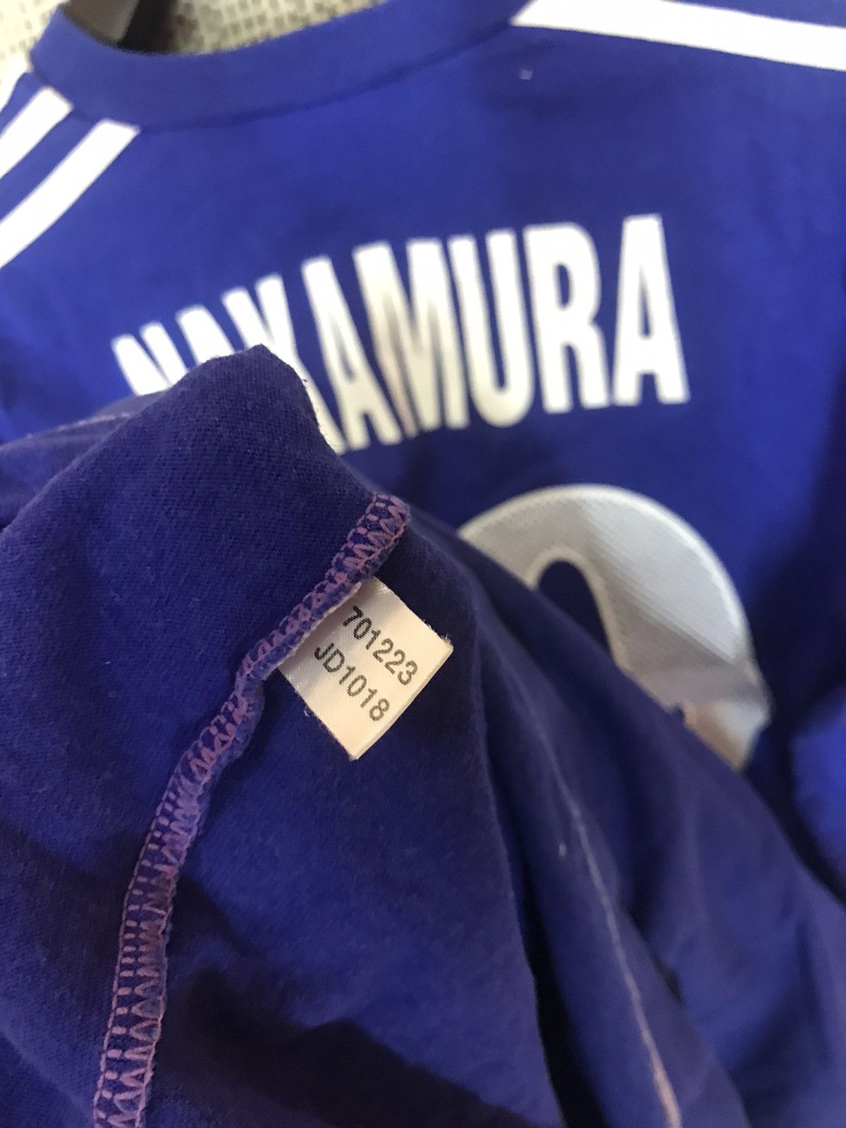 Vintage ‼️VTG JAPAN NATIONAL TEAM SUPPORTER JERSEY "NAKAMURA 10"‼️ Size US M / EU 48-50 / 2 - 9 Thumbnail