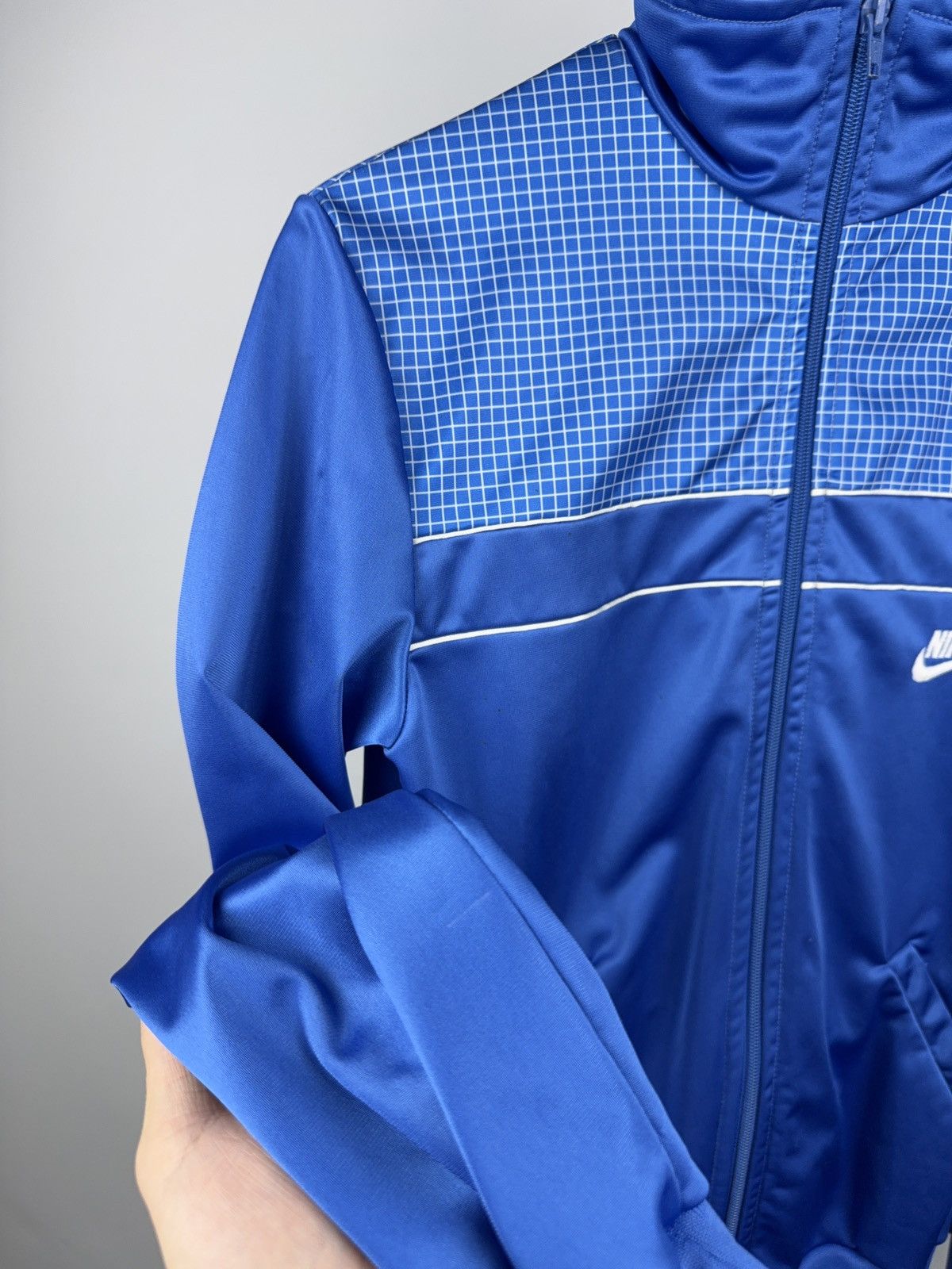 Nike Vintage Retro 80s Nike Sportswear Track Jacket UK Made S Size US S / EU 44-46 / 1 - 21 Thumbnail