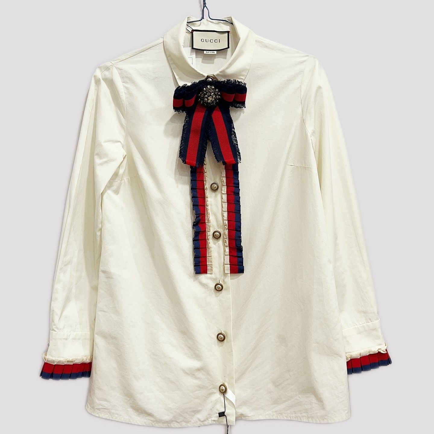 Gucci Gucci Bow Detail Blouse Size 36 Size XS / US 0-2 / IT 36-38 - 1 Thumbnail
