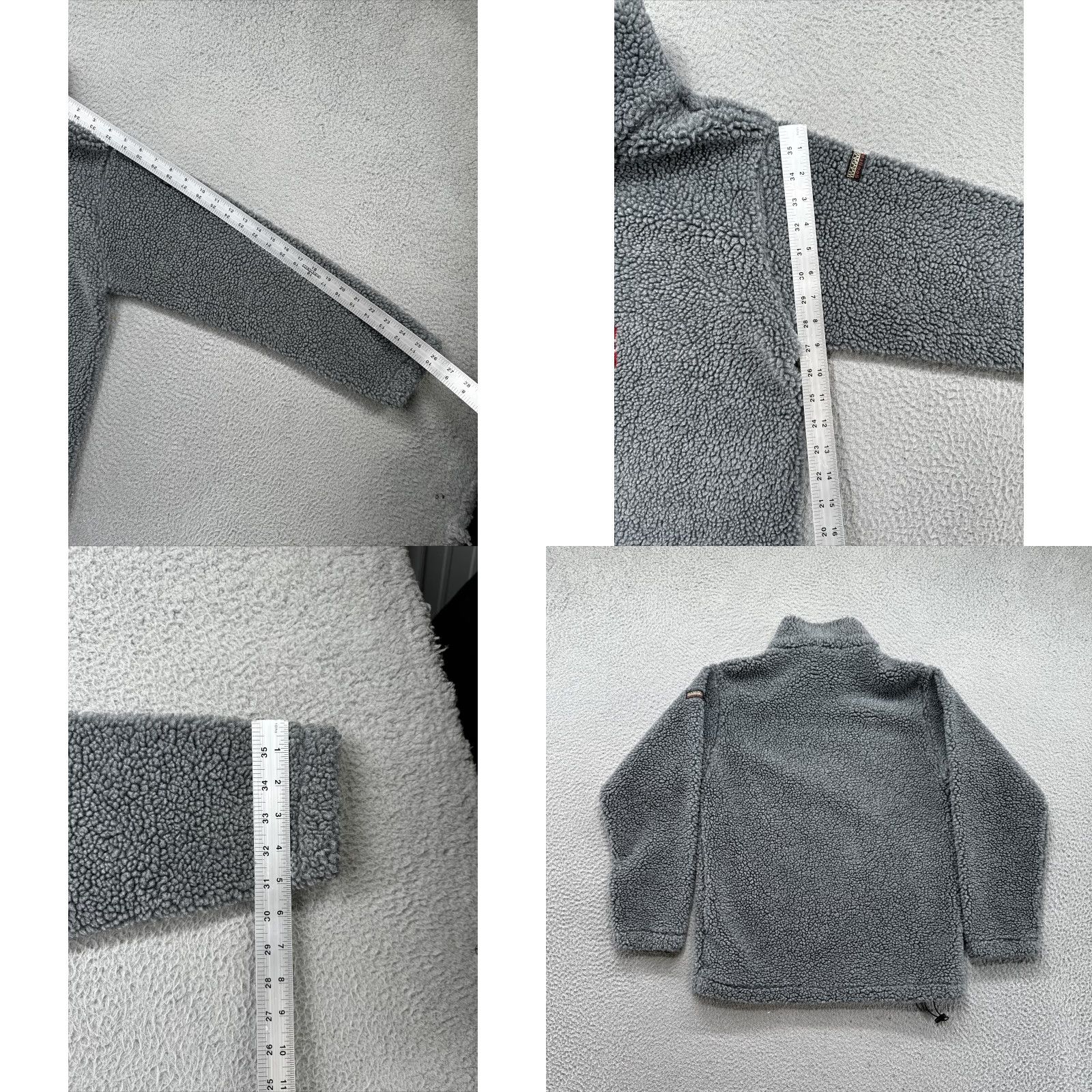 Napapijri VINTAGE Napapijri Geographic Fleece Sherpa 1/4 Zip Pullover Jacket Mens XS Gray Embroidered Logo 90s Style Jacket Mens XS Size US XS / EU 42 / 0 - 8 Thumbnail
